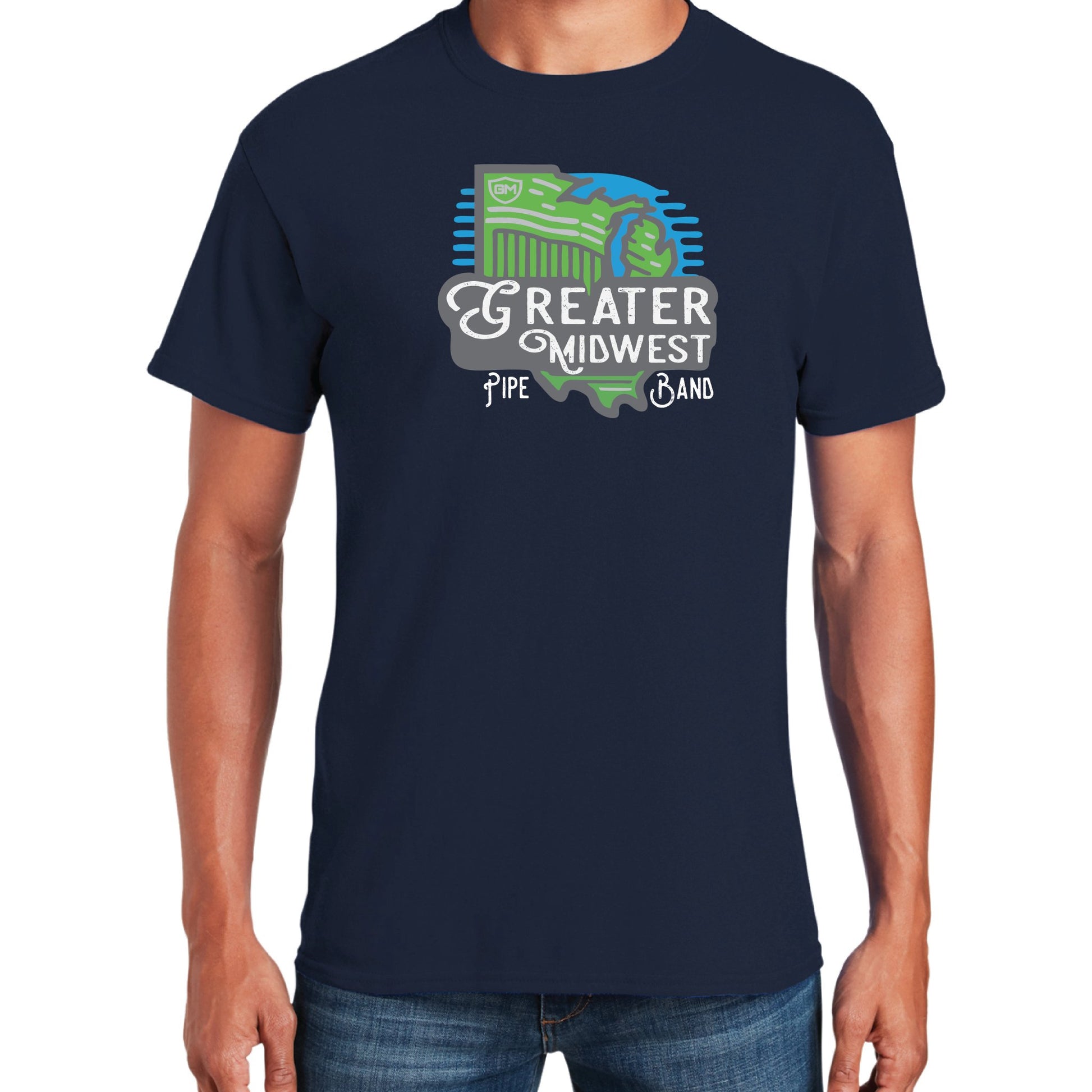 Greater Midwest Pipe Gildan Heavy Cotton Men's T-Shirt - Mato & Hash