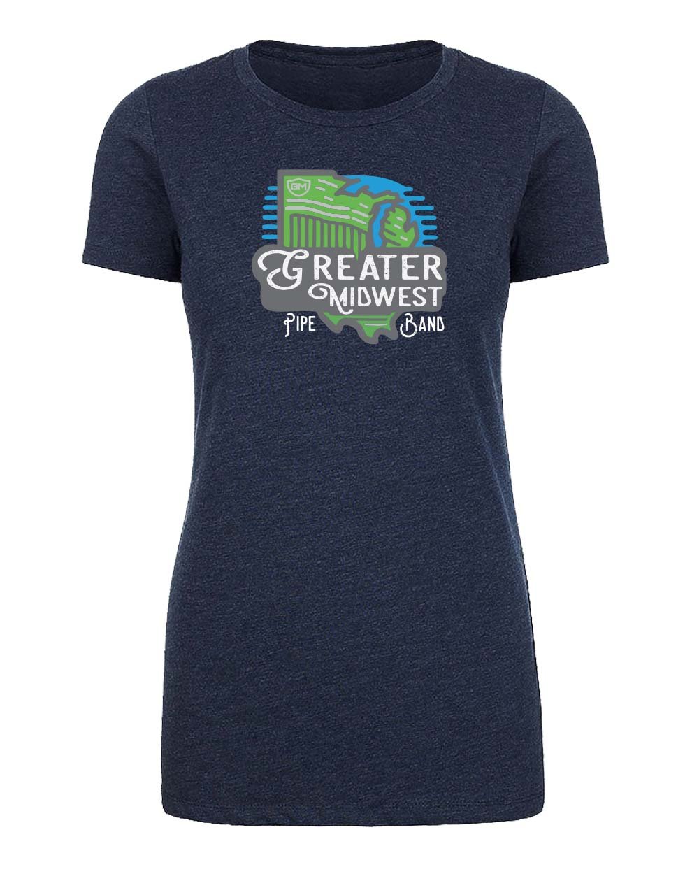 Greater Midwest Pipe Women's Blended Custom T-Shirt Printed - Mato & Hash