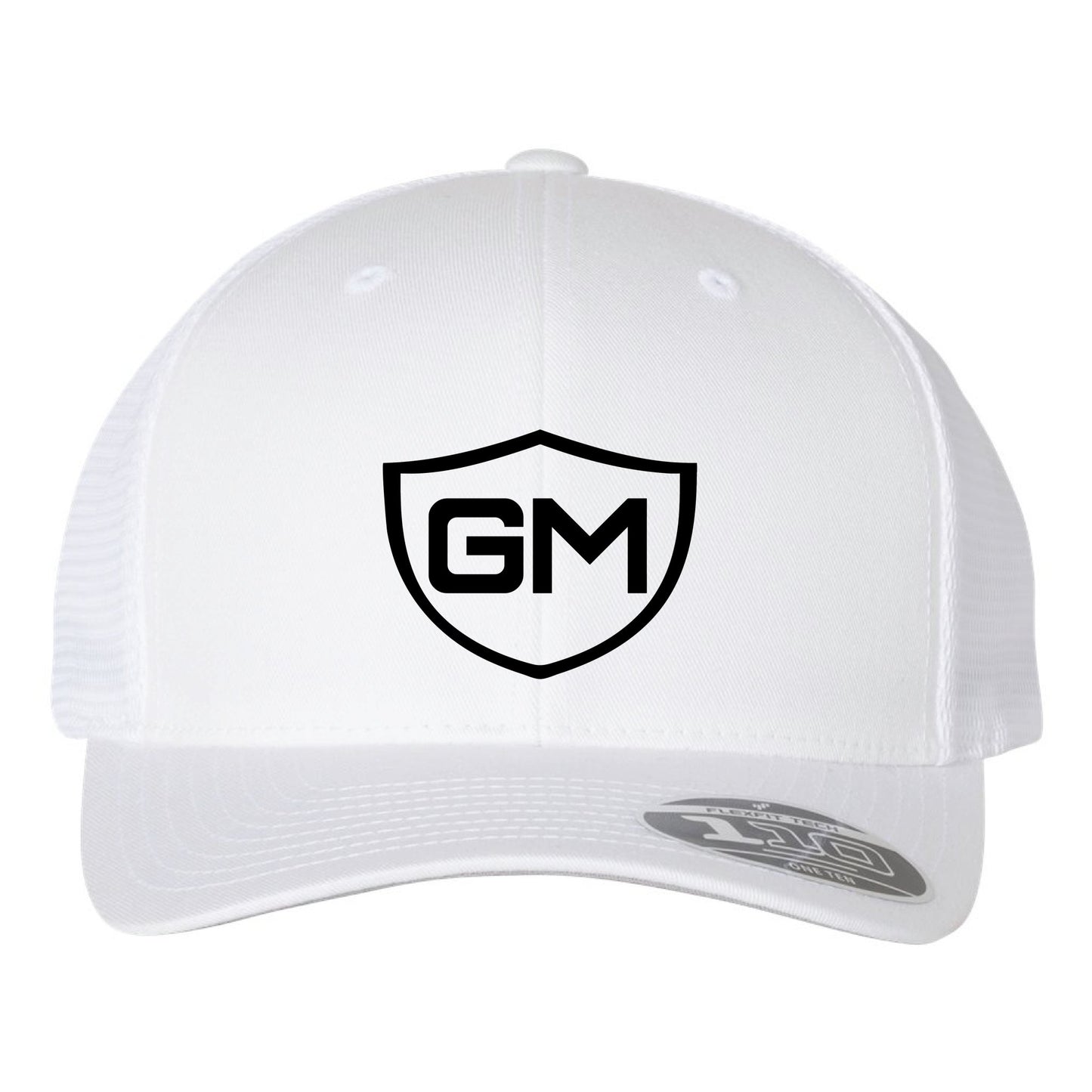 Greater Midwest Shield Flexfit 110M Trucker Mesh-Back Cap Embroidery - Snapback - Mato & Hash