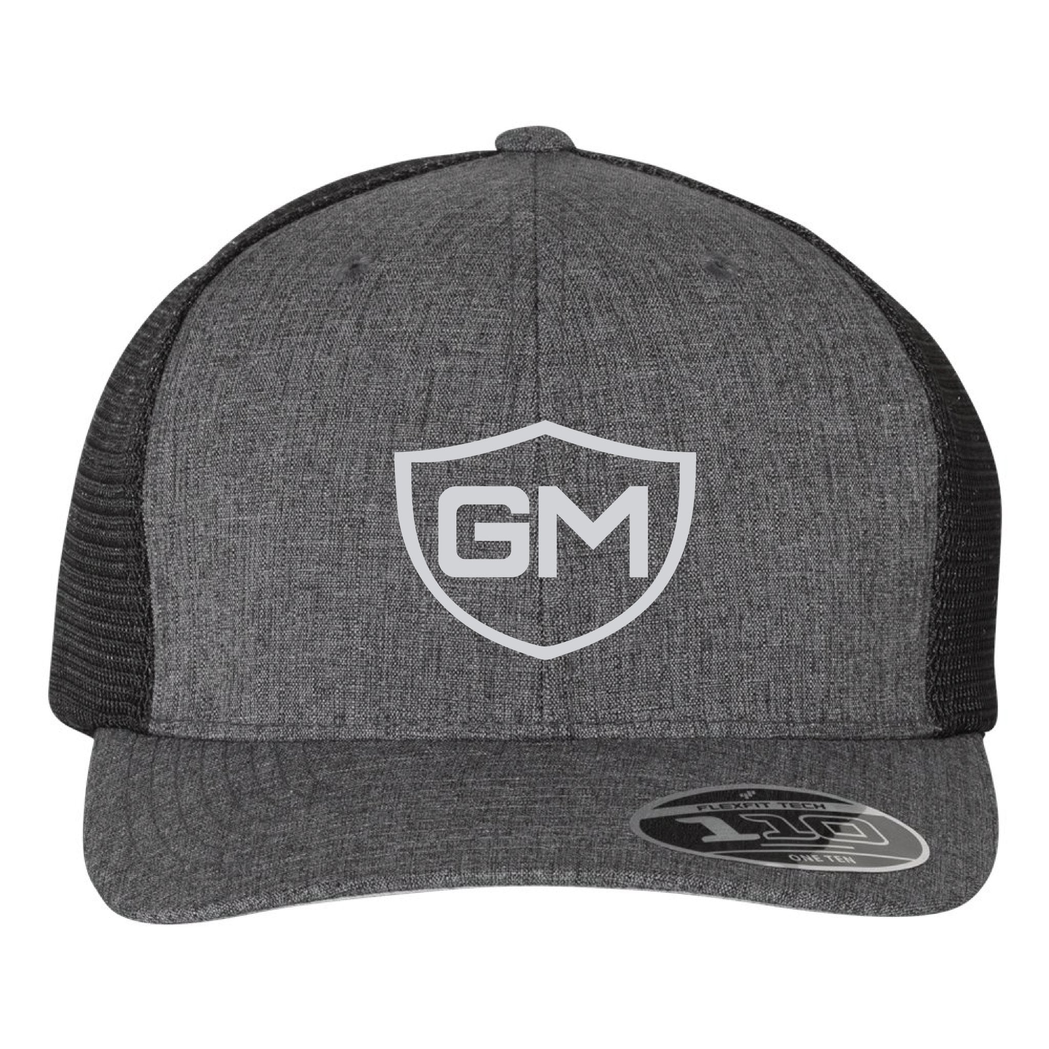 Greater Midwest Shield Flexfit 110M Trucker Mesh-Back Cap Embroidery - Snapback - Mato & Hash