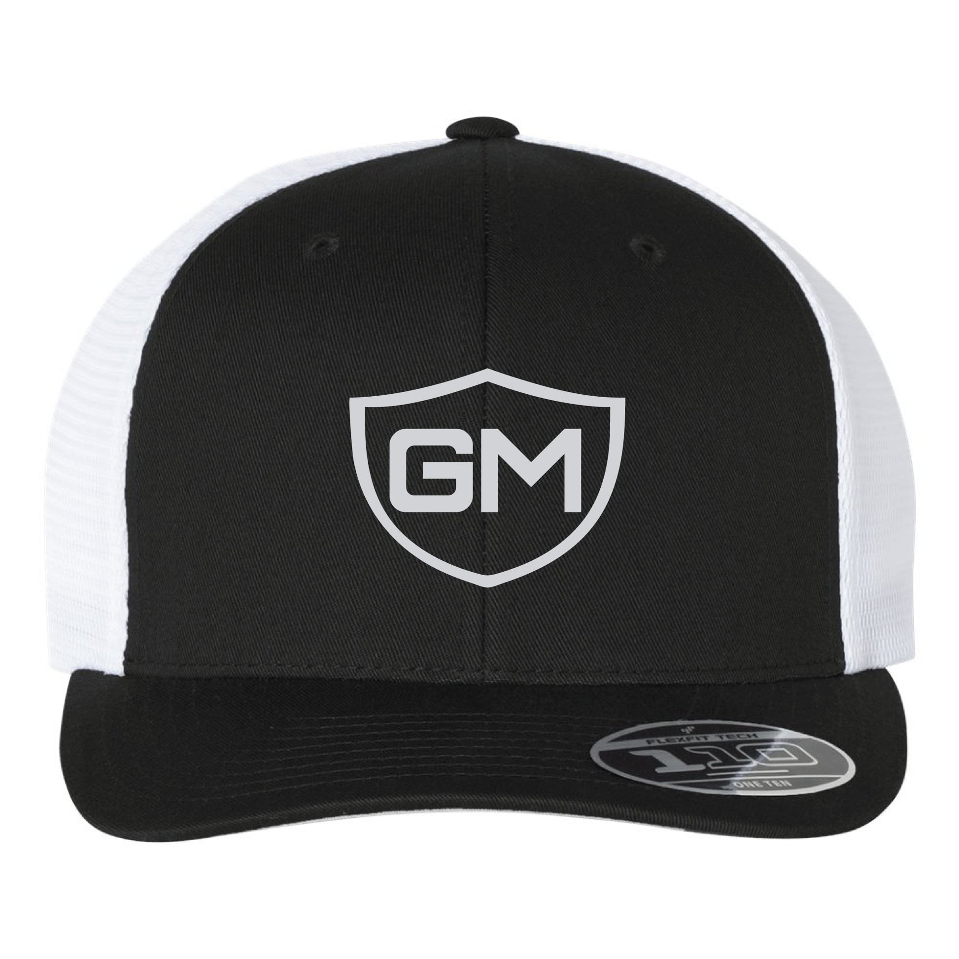 Greater Midwest Shield Flexfit 110M Trucker Mesh-Back Cap Embroidery - Snapback - Mato & Hash