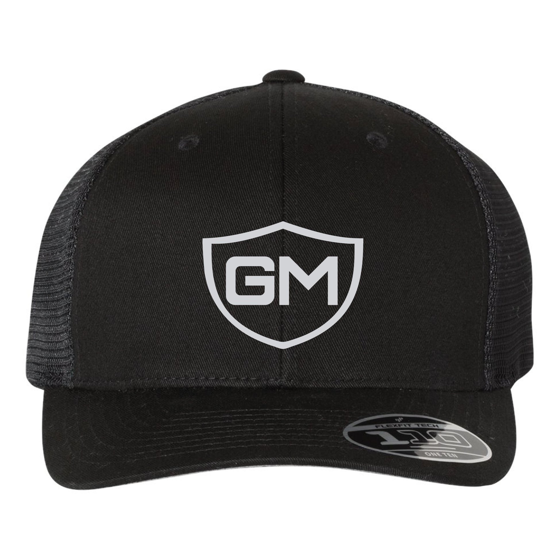 Greater Midwest Shield Flexfit 110M Trucker Mesh-Back Cap Embroidery - Snapback - Mato & Hash