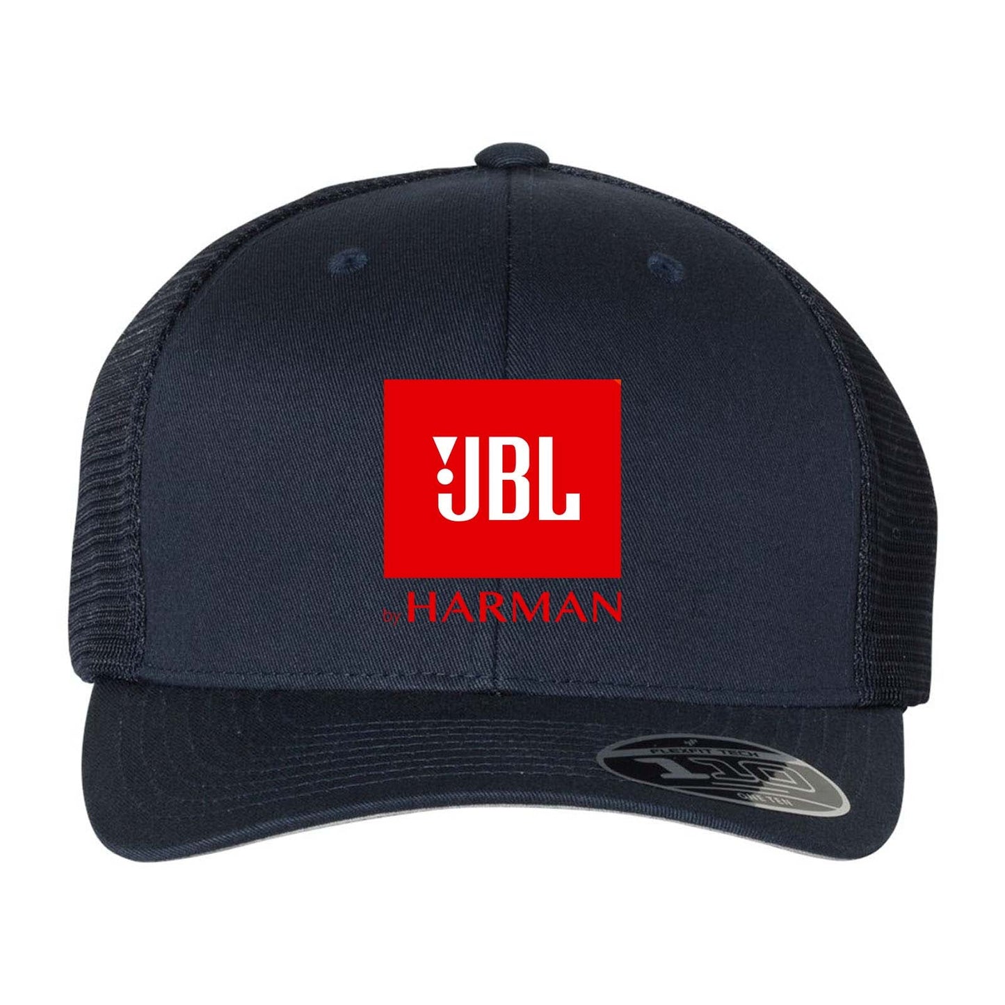 Harman Flexfit 110M Trucker Mesh-Back Cap - Red Logo - Mato & Hash