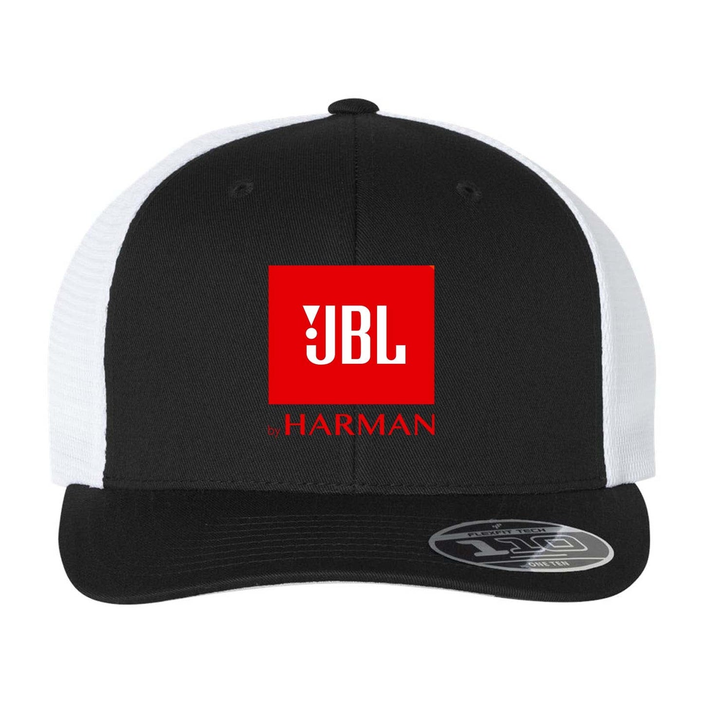 Harman Flexfit 110M Trucker Mesh-Back Cap - Red Logo - Mato & Hash