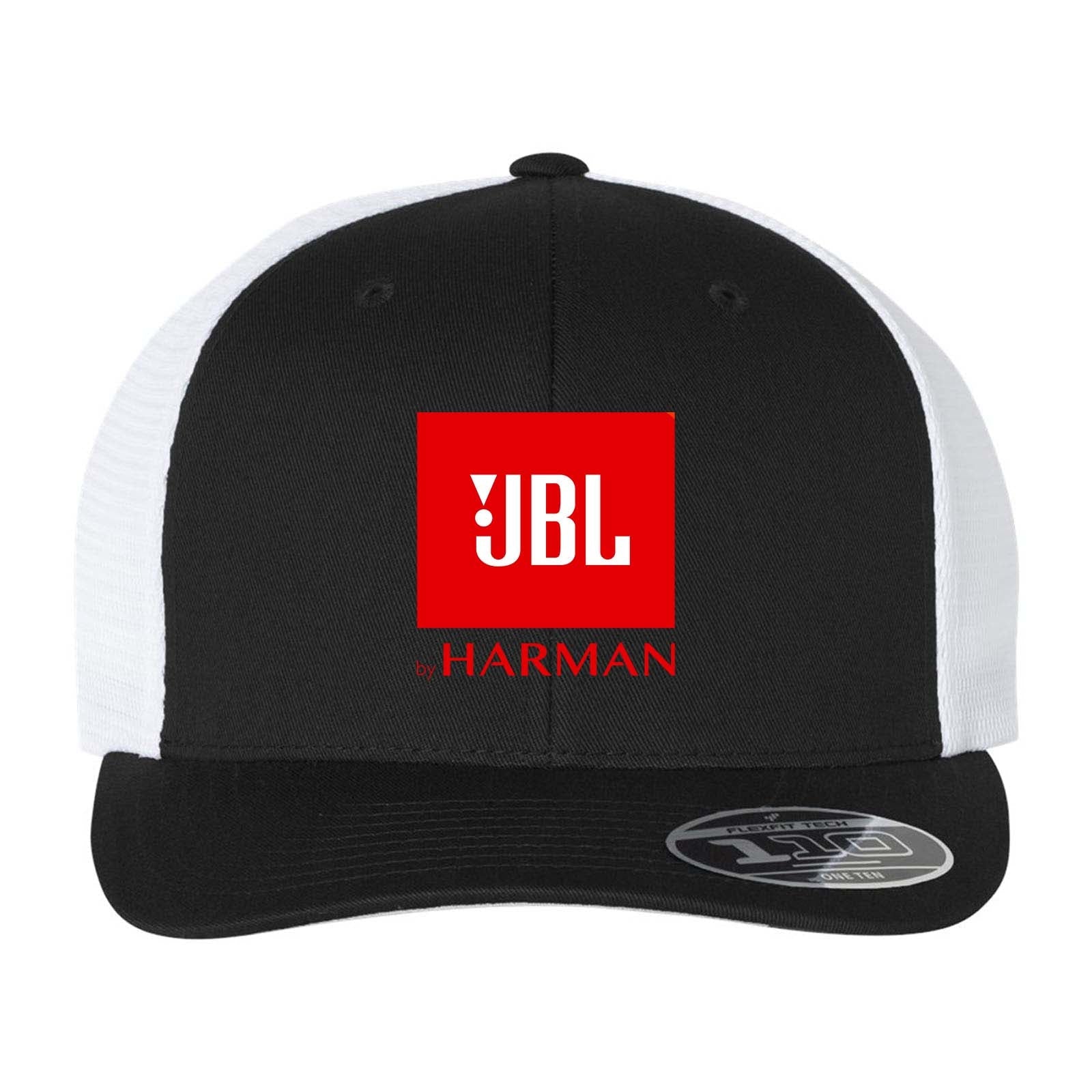 Harman Flexfit 110M Trucker Mesh-Back Cap - Red Logo - Mato & Hash