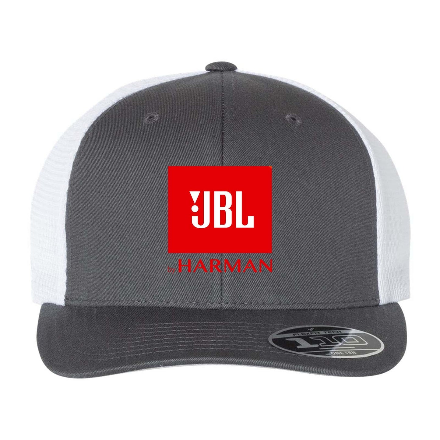 Harman Flexfit 110M Trucker Mesh-Back Cap - Red Logo - Mato & Hash