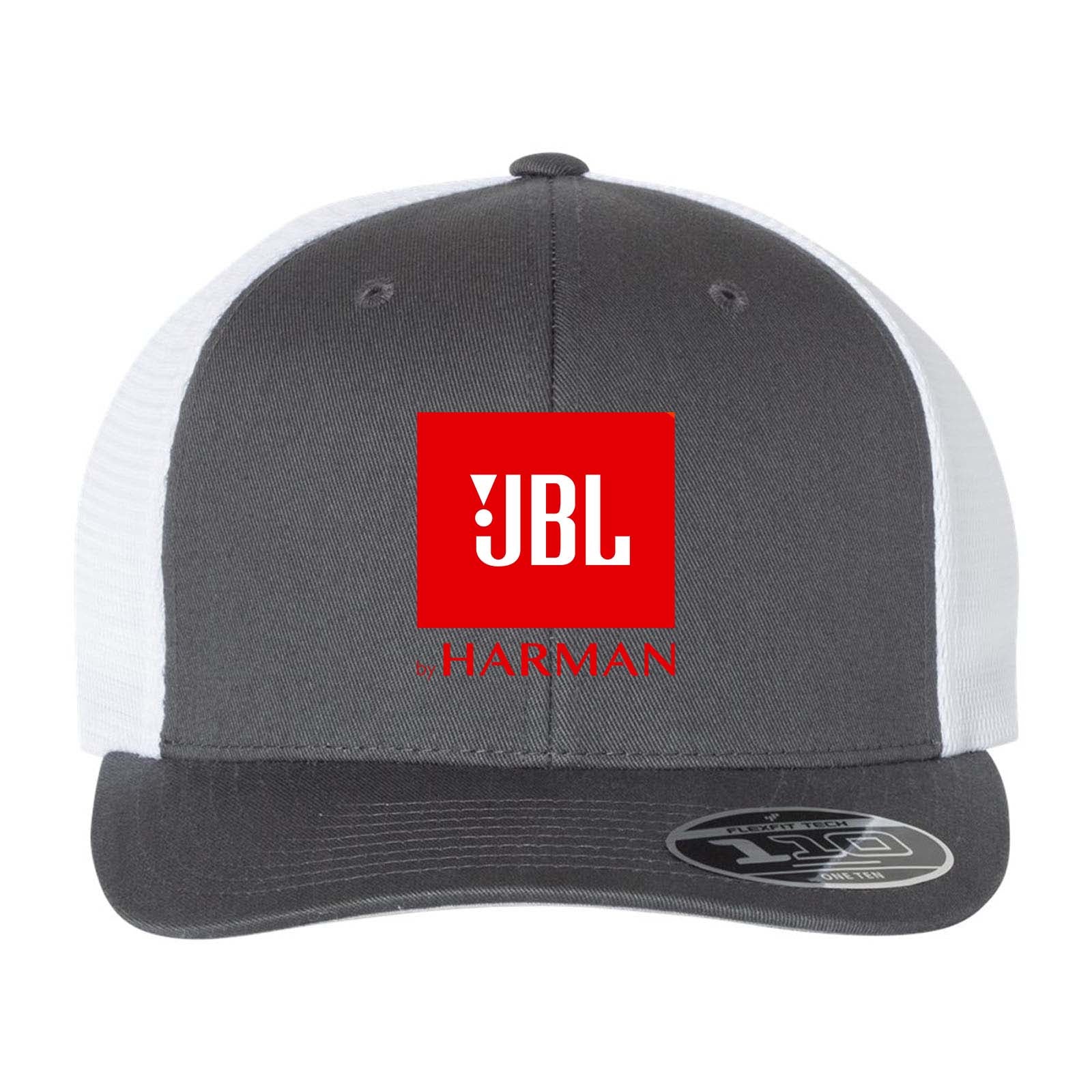 Harman Flexfit 110M Trucker Mesh-Back Cap - Red Logo - Mato & Hash