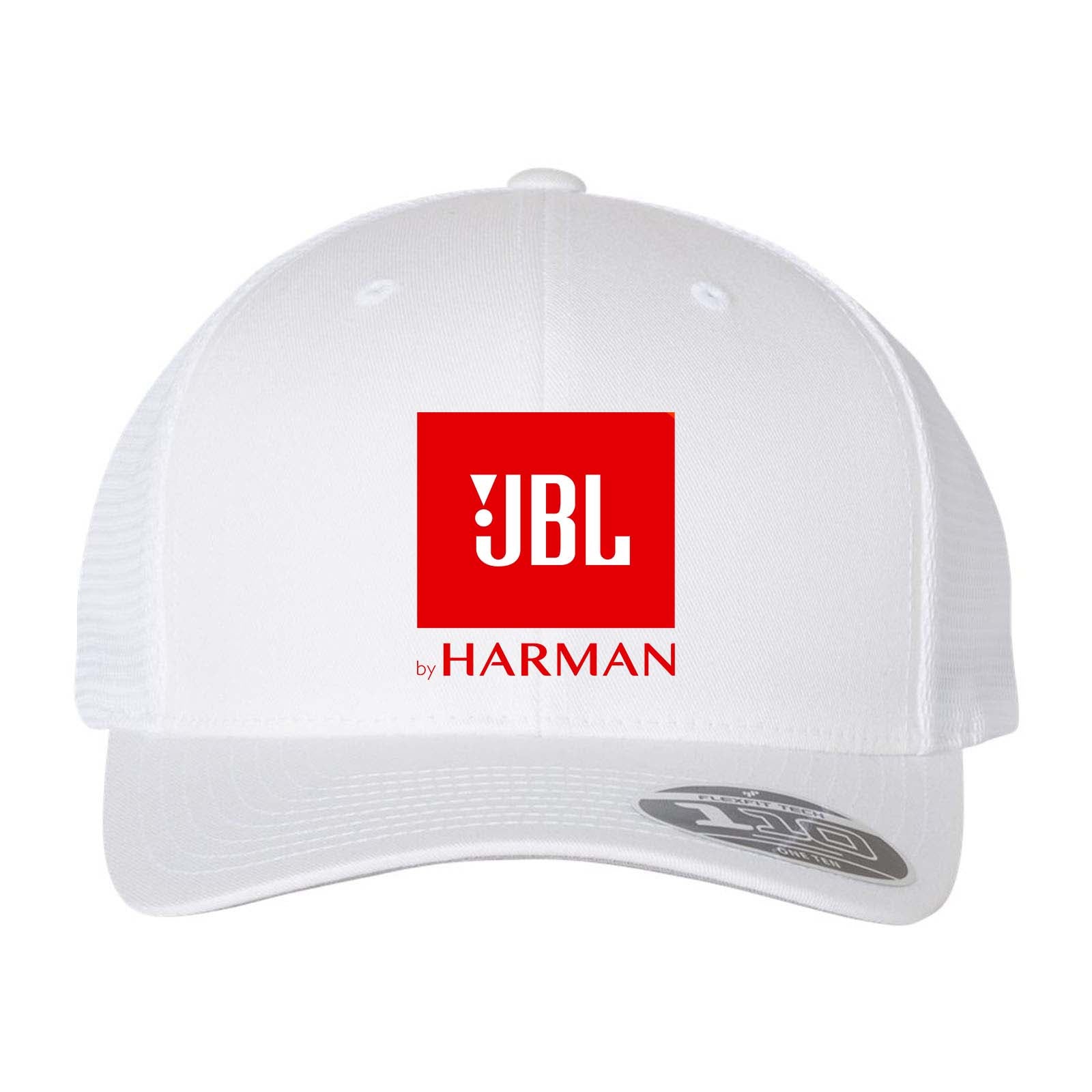 Harman Flexfit 110M Trucker Mesh-Back Cap - Red Logo - Mato & Hash