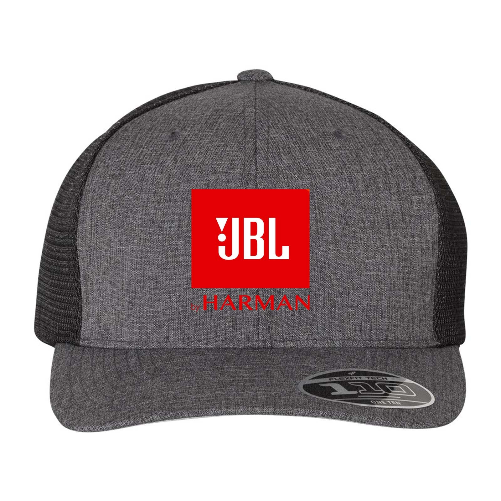 Harman Flexfit 110M Trucker Mesh-Back Cap - Red Logo - Mato & Hash