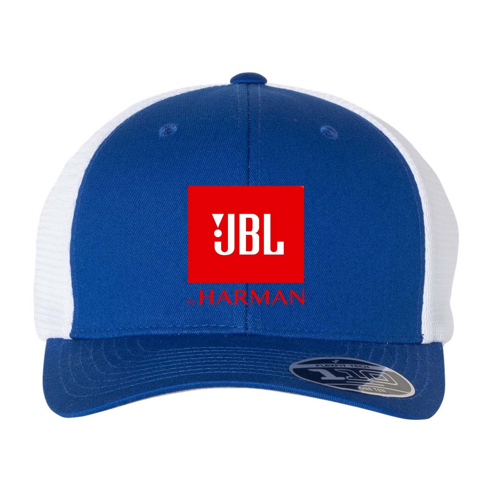 Harman Flexfit 110M Trucker Mesh-Back Cap - Red Logo - Mato & Hash