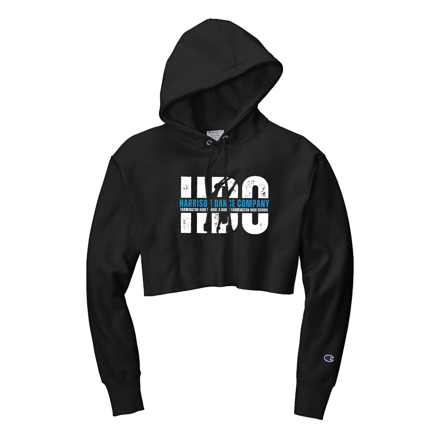 Harrison Dance Company - Champion Women's Reverse Weave Cropped Cut - Off Hooded Sweatshirt - Mato & Hash