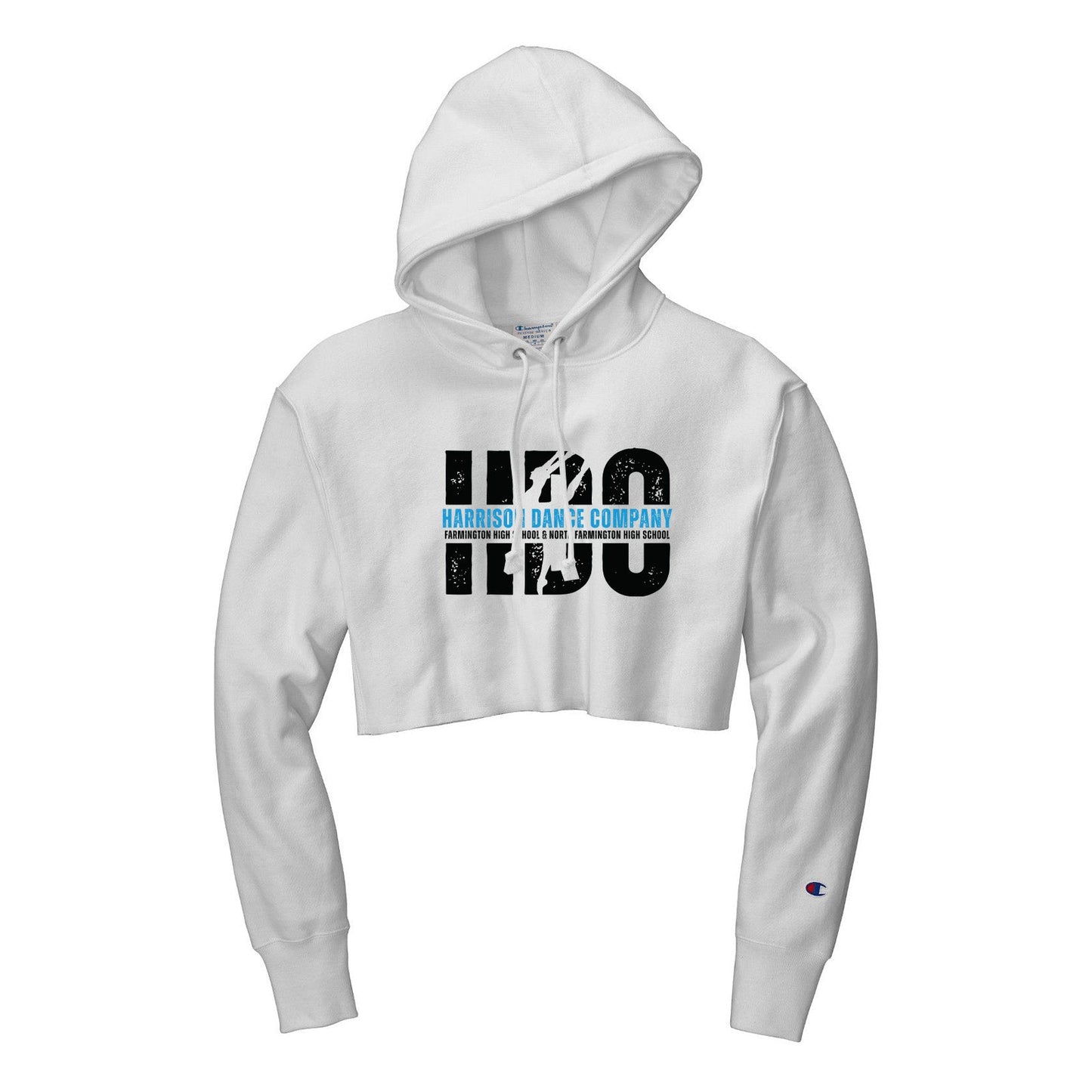 Harrison Dance Company - Champion Women's Reverse Weave Cropped Cut - Off Hooded Sweatshirt - Mato & Hash