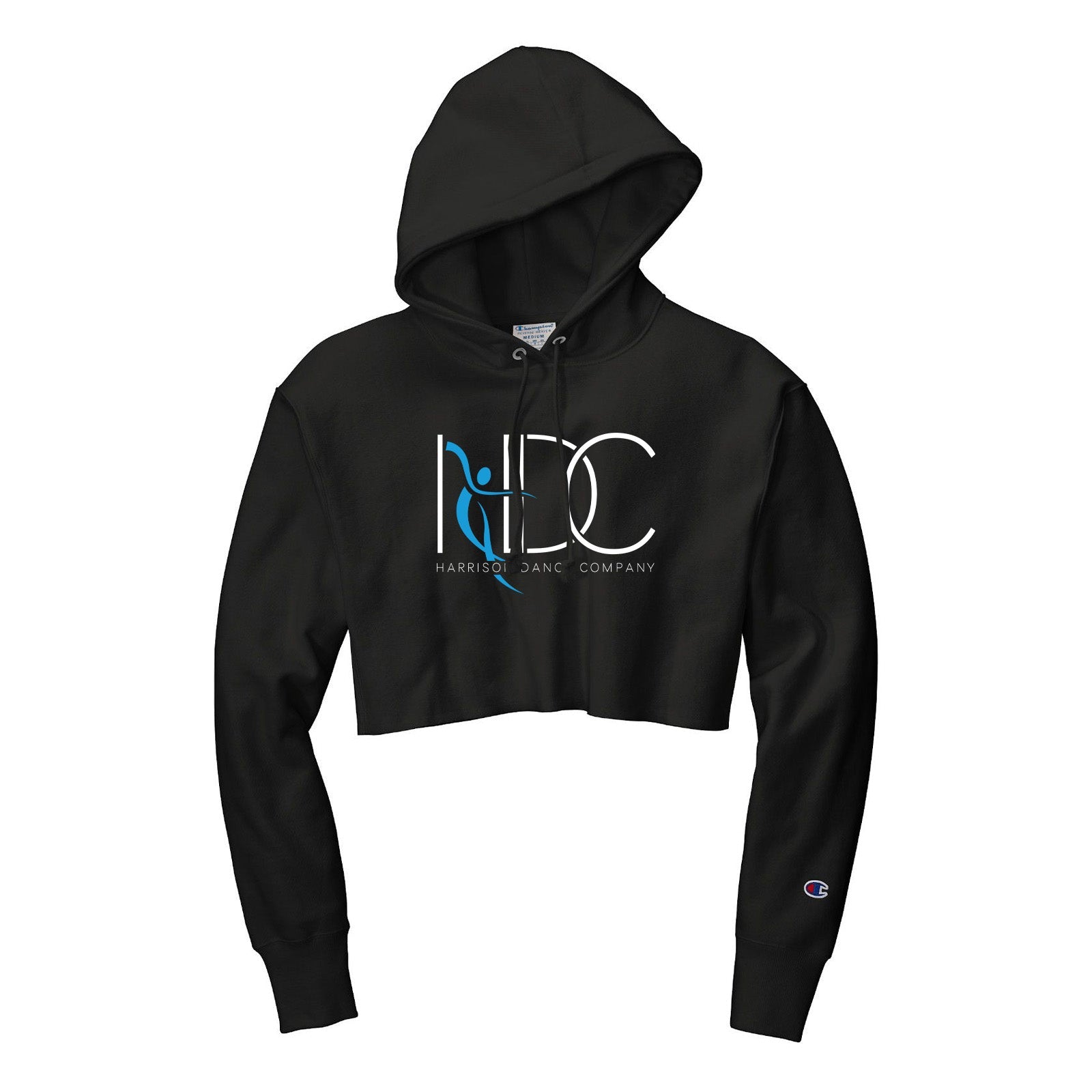 Harrison Dance Company - Champion Women's Reverse Weave Cropped Cut - Off Hooded Sweatshirt - Mato & Hash