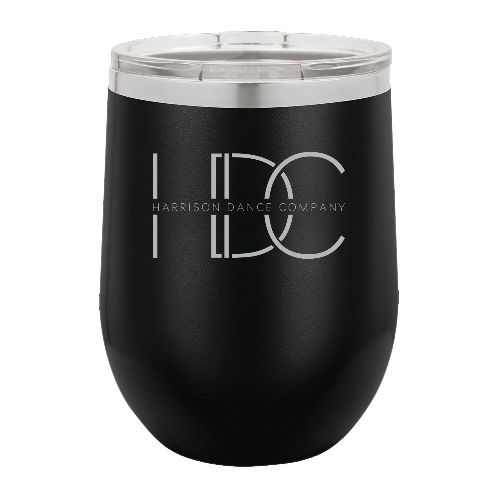 Harrison Dance Company - Engraved Matte Wine Tumbler 12 oz. - Mato & Hash