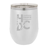 Harrison Dance Company - Engraved Matte Wine Tumbler 12 oz. - Mato & Hash