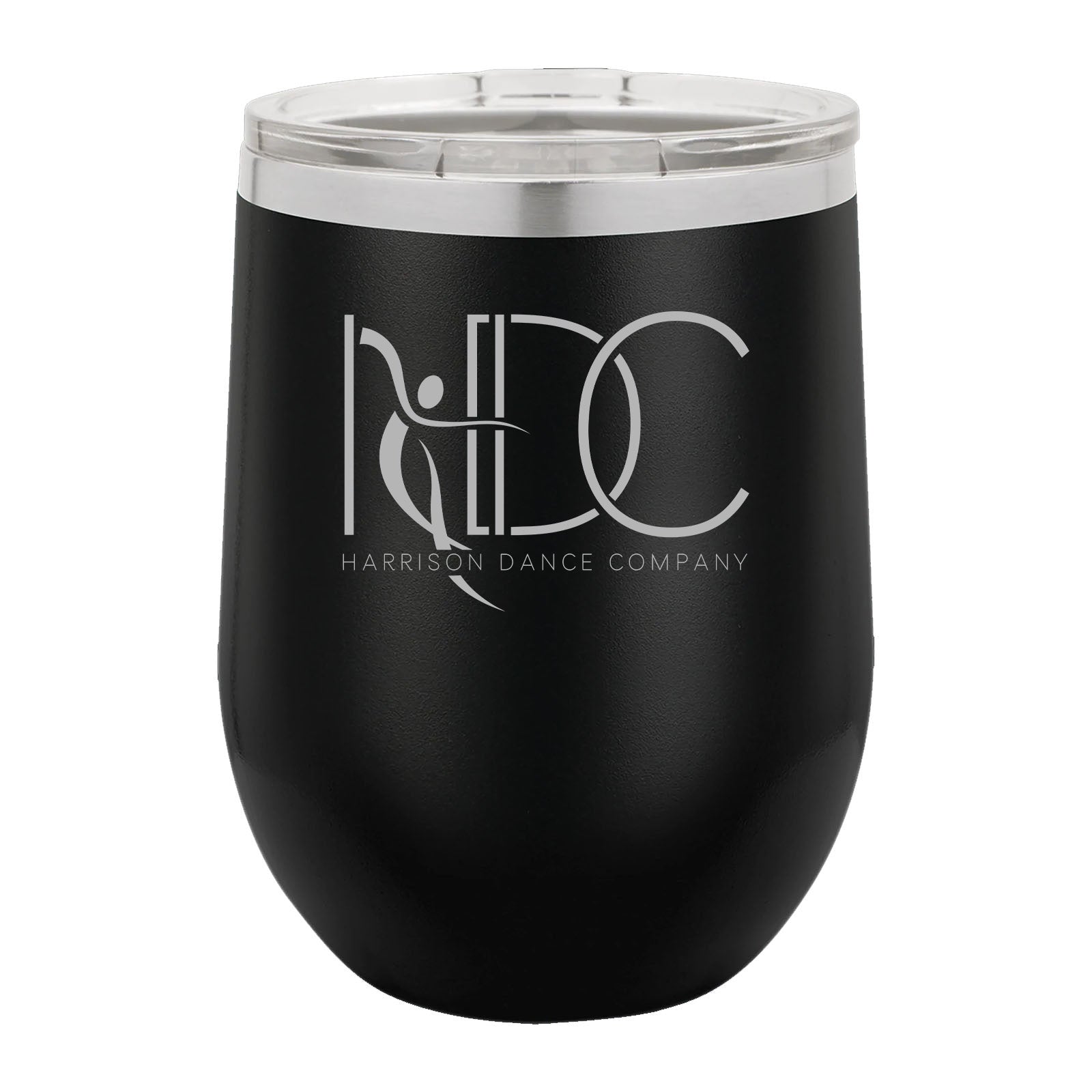 Harrison Dance Company - Engraved Matte Wine Tumbler 12 oz. - Mato & Hash