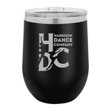 Harrison Dance Company - Engraved Matte Wine Tumbler 12 oz.