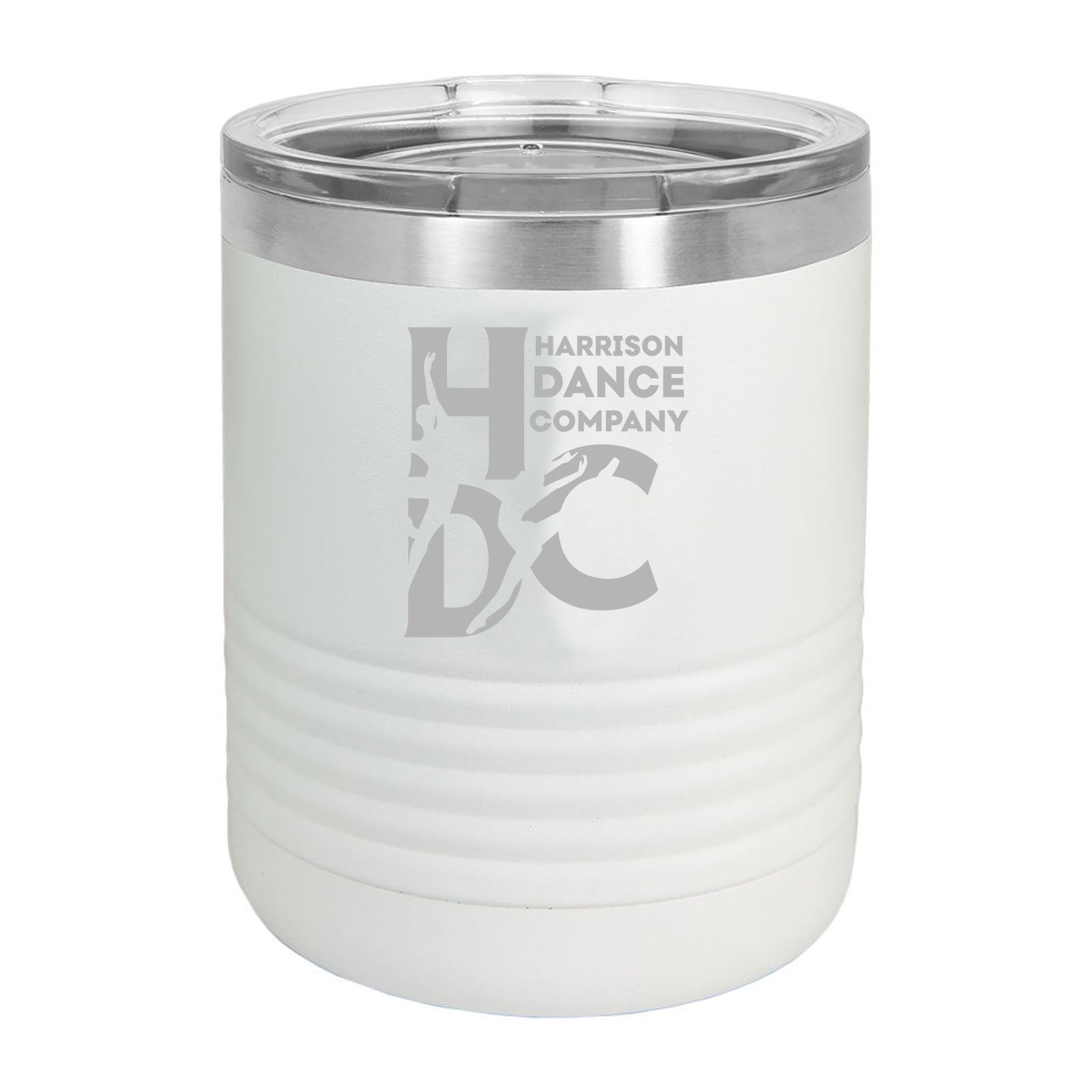 Harrison Dance Company - Engraved Polar Camel Ringneck 10 oz. Black Vacuum Insulated Tumbler - Mato & Hash