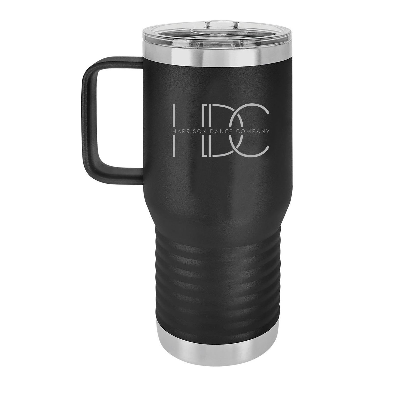 Harrison Dance Company - Engraved Polar Camel Vacuum Insulated Travel Mug with Slider Lid 20 Oz. - Mato & Hash