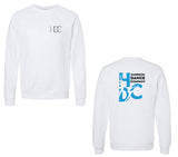 Harrison Dance Company - Unisex Cotton/Polyester Fleece Raglan Crewneck Sweatshirt (Double Sided) - Mato & Hash