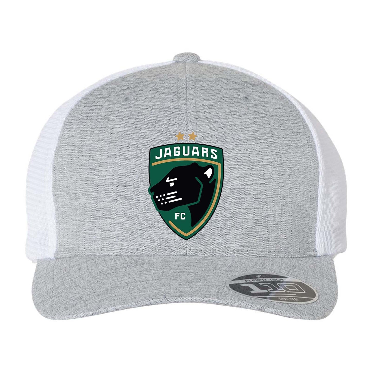 Jaguar Pop Up Flexfit 110M Trucker Mesh-Back Cap Embroidery - Mato & Hash
