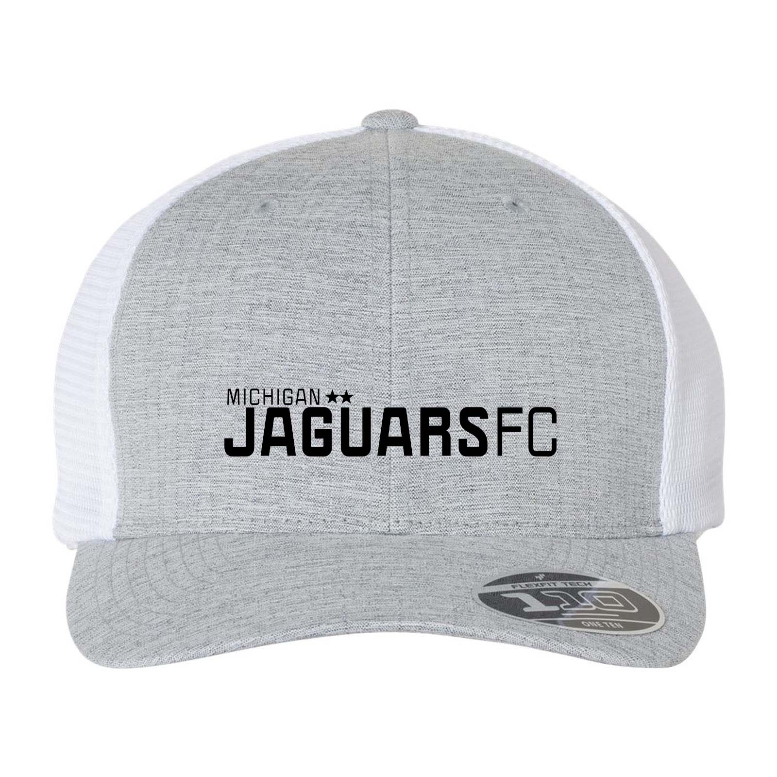 Jaguar Pop Up Flexfit 110M Trucker Mesh-Back Cap Embroidery - Mato & Hash