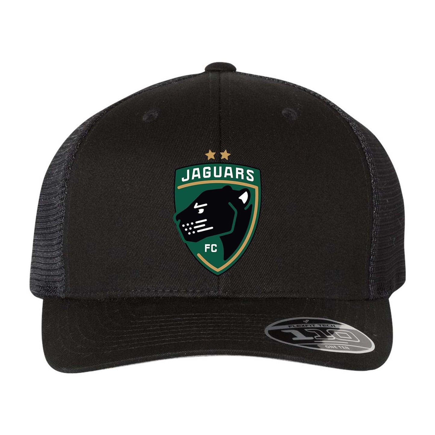 Jaguar Pop Up Flexfit 110M Trucker Mesh-Back Cap Embroidery - Mato & Hash