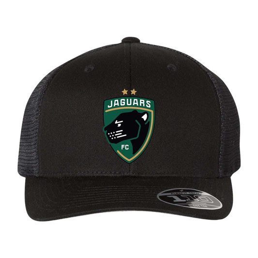 Jaguar Pop Up Flexfit 110M Trucker Mesh-Back Cap Embroidery - Mato & Hash