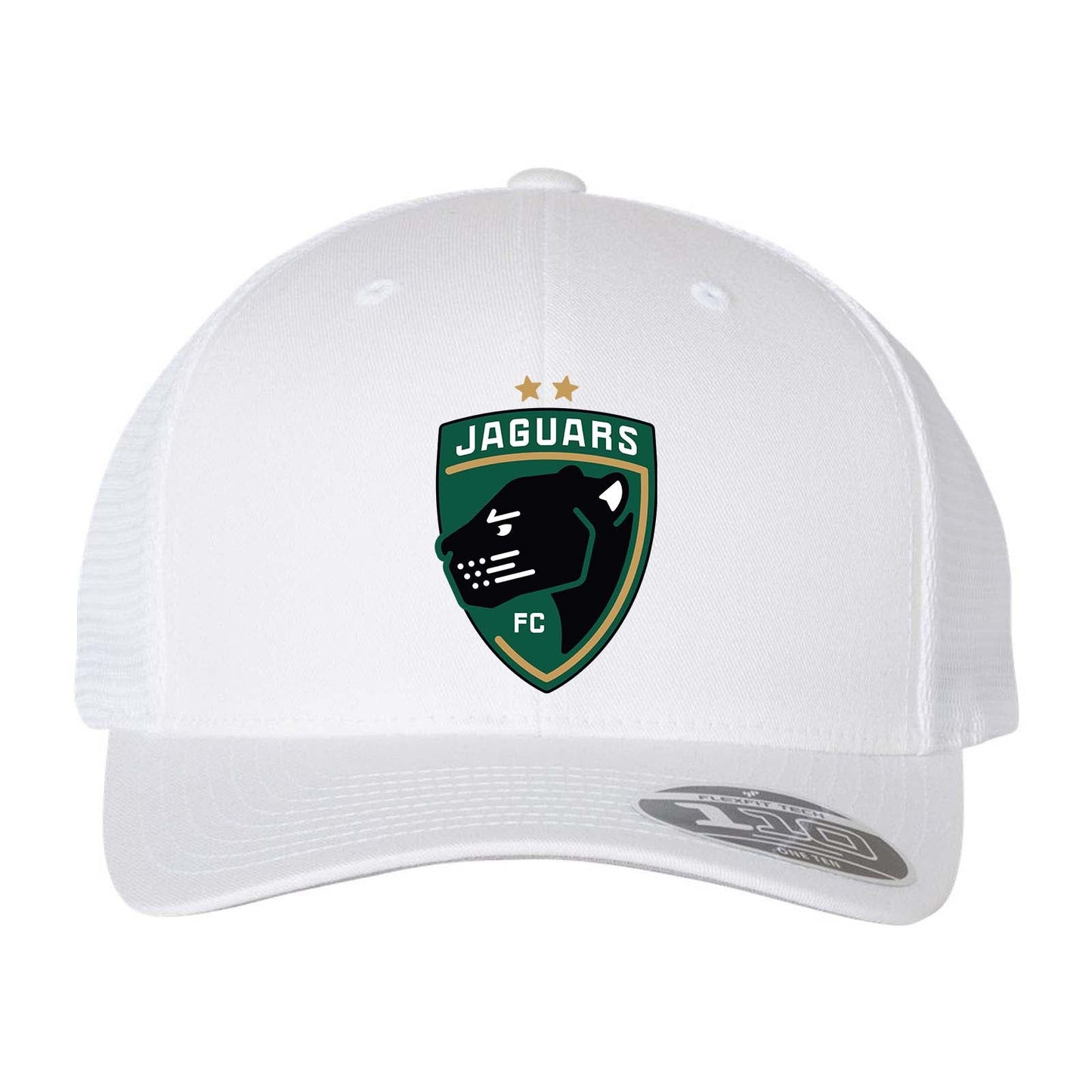 Jaguar Pop Up Flexfit 110M Trucker Mesh-Back Cap Embroidery - Mato & Hash