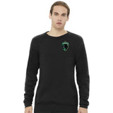 Jaguars SALE Bella + Canvas Unisex Cotton/Polyester Fleece Raglan Crewneck Sweatshirt Embroidery