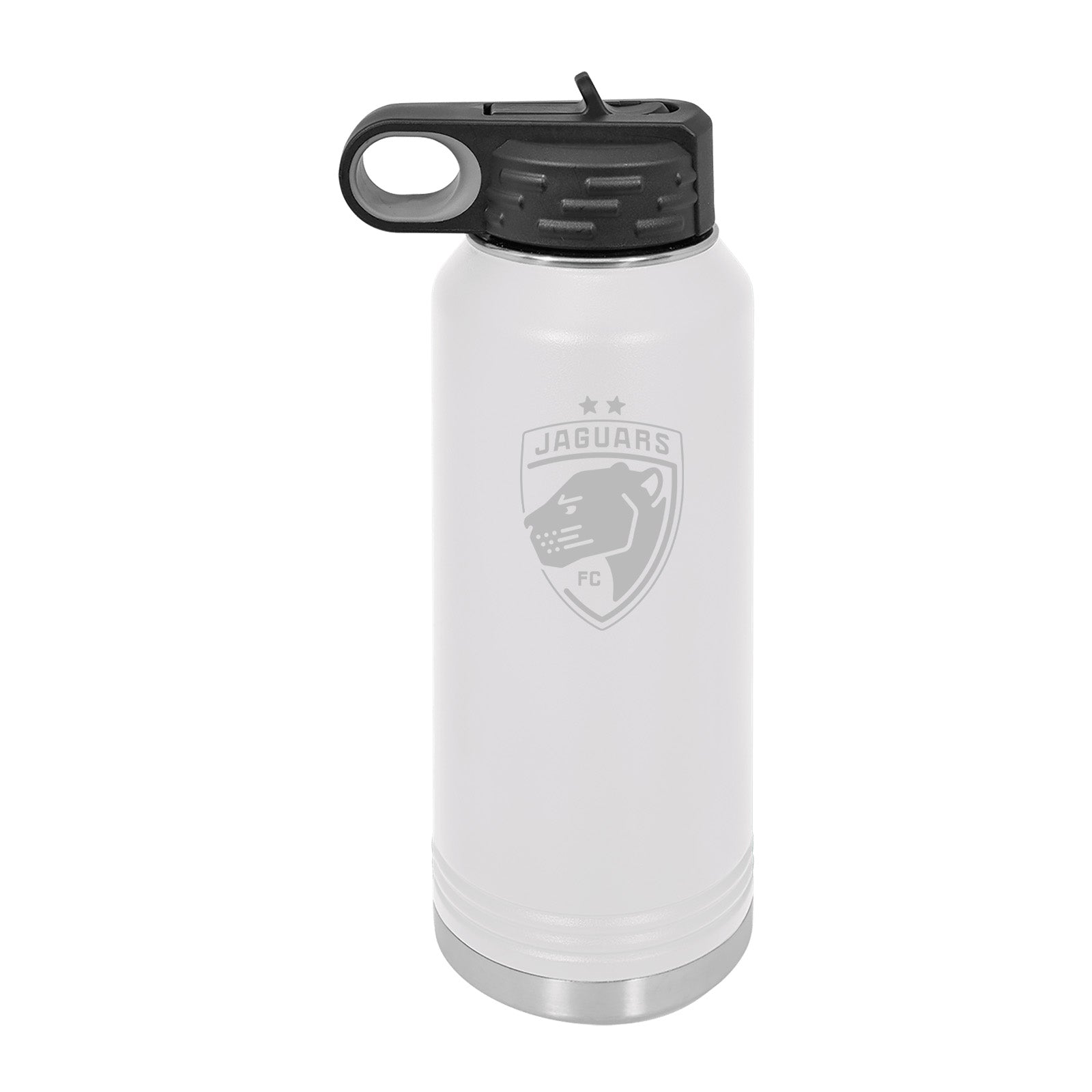 Jaguars Laser Engraved 32oz Water Bottle with Flip Lid - Mato & Hash