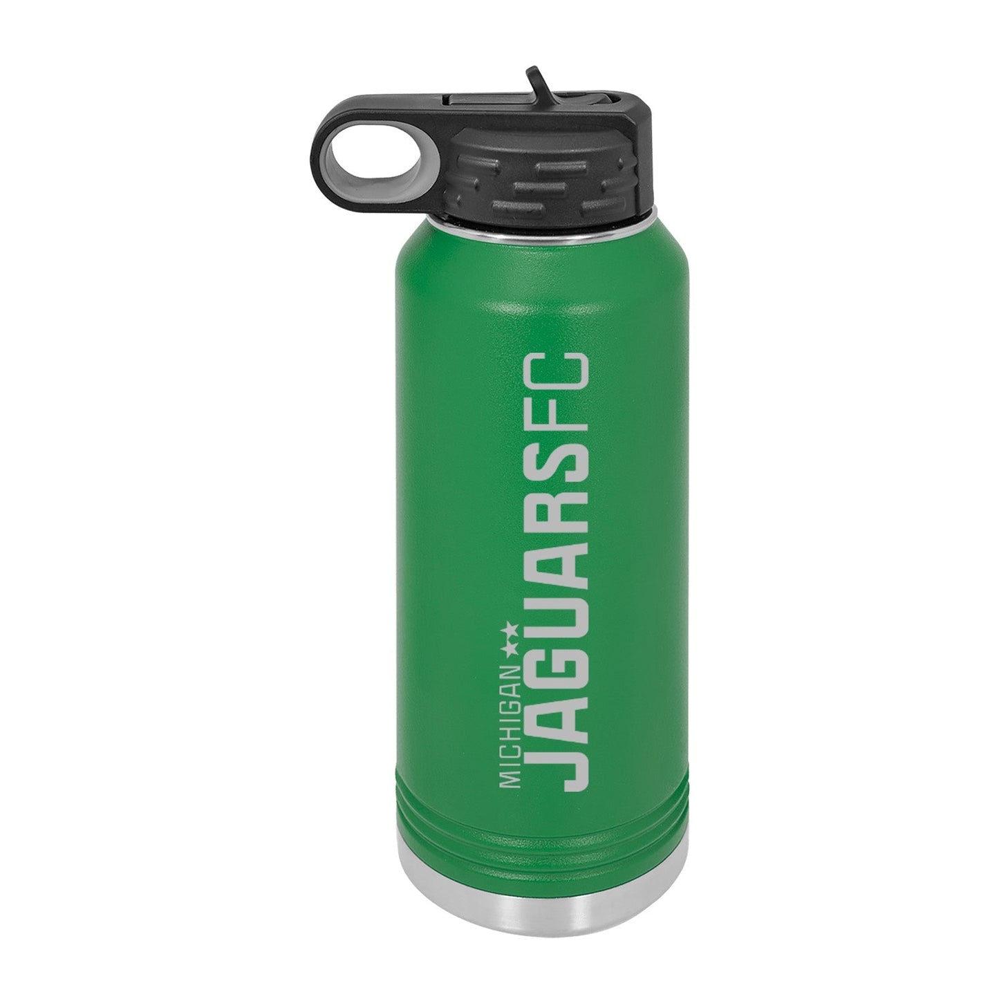 Jaguars Laser Engraved 32oz Water Bottle with Flip Lid - Mato & Hash