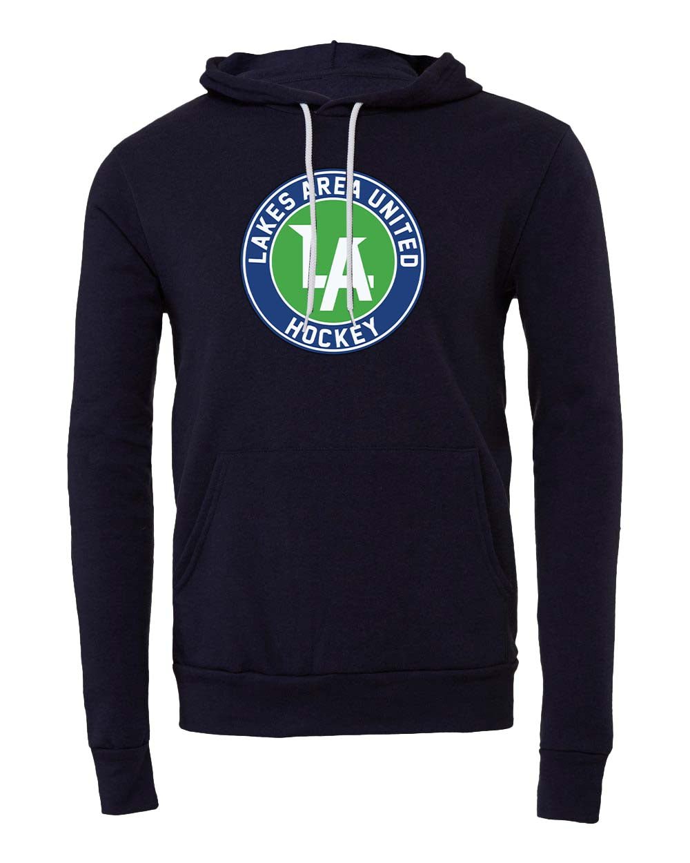 Lakes United Hockey Bella + Canvas Unisex Sponge Fleece Pullover Hoodie Custom Name & Number - Mato & Hash