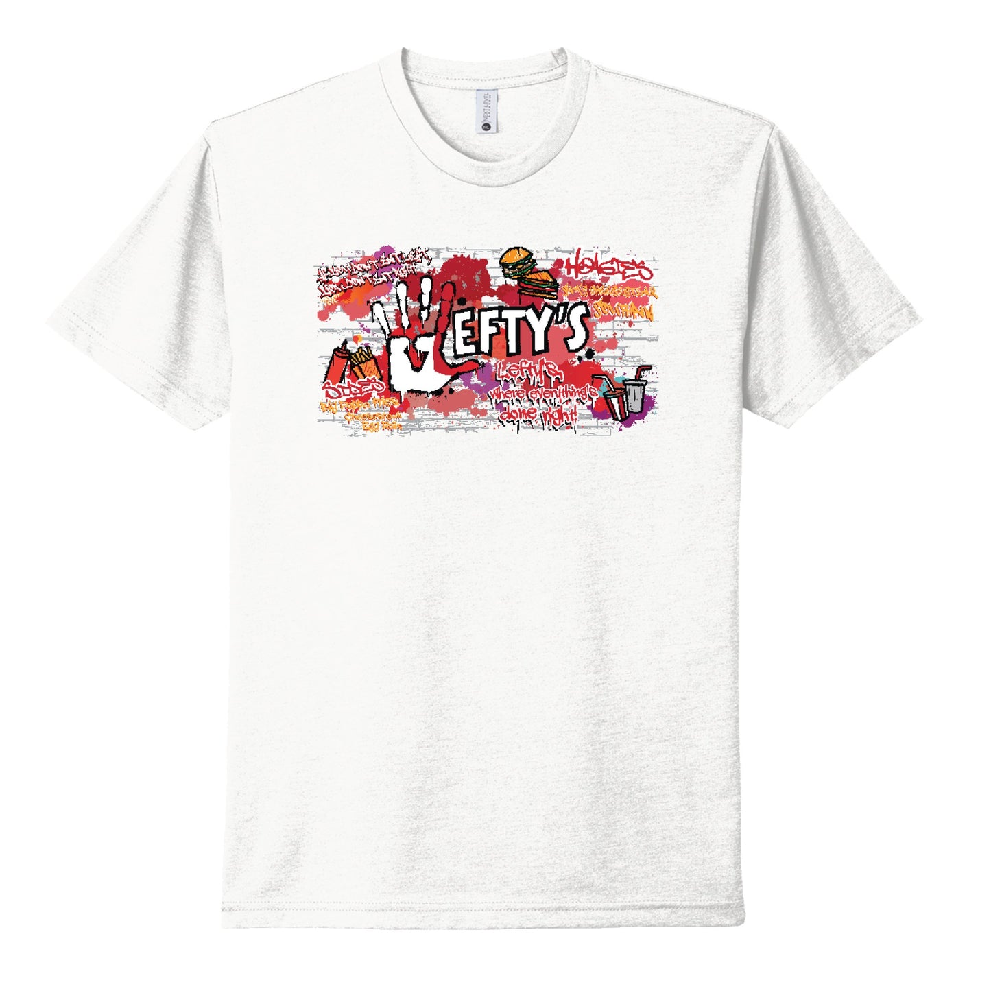 Lefty's Cheesesteaks Next Level Soft Blend T-Shirt - Mato & Hash