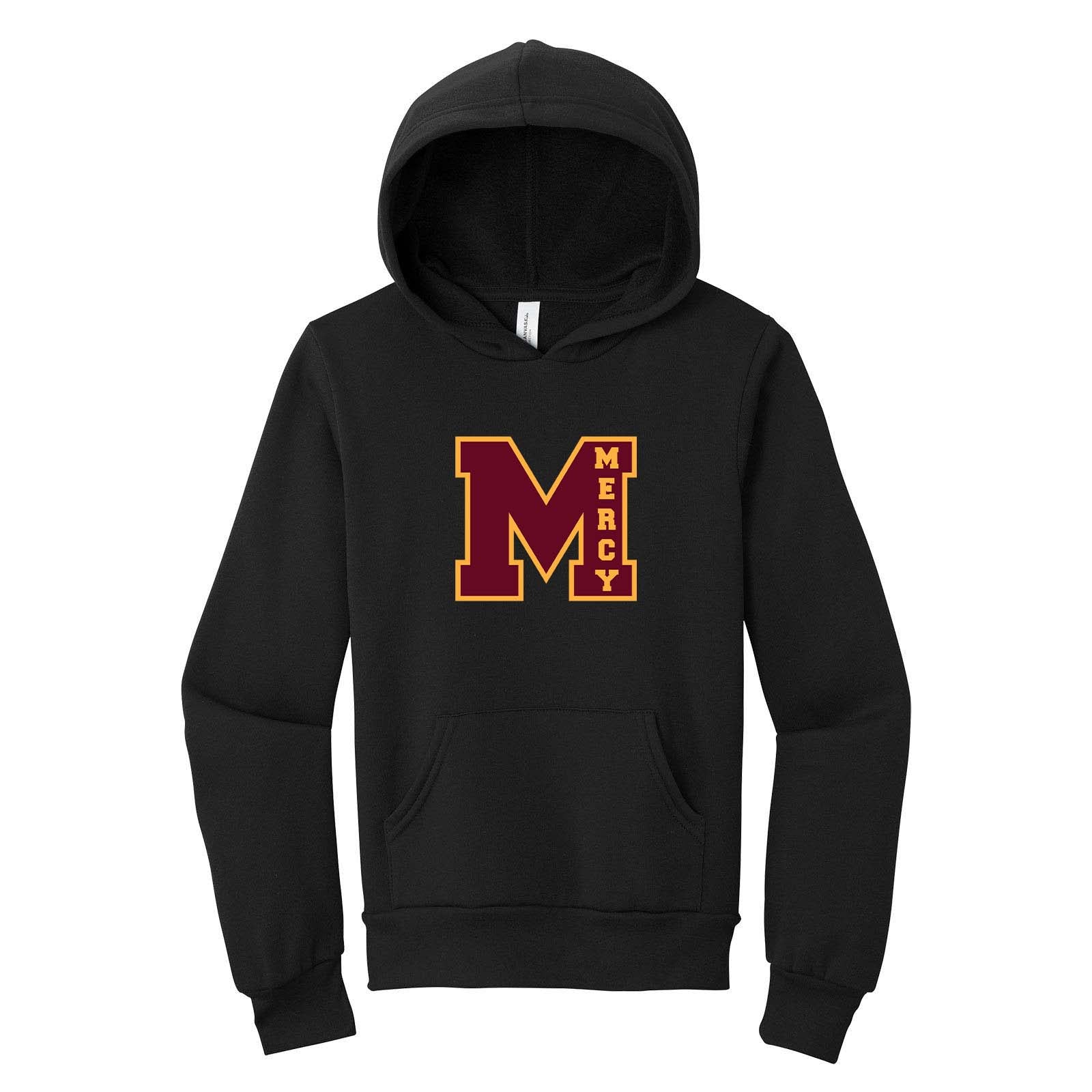 Mercy High School Bella + Canvas Youth Sponge Fleece Pullover Hoodie - Mato & Hash