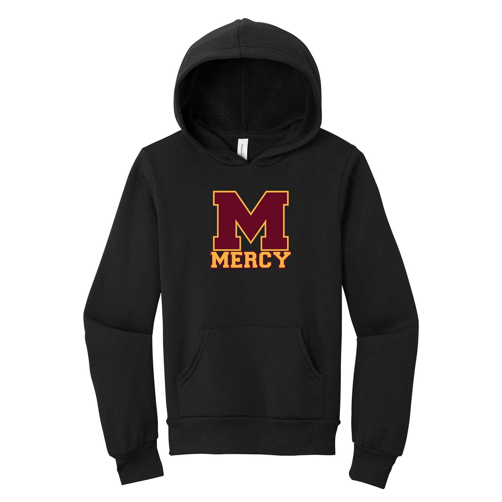 Mercy High School Bella + Canvas Youth Sponge Fleece Pullover Hoodie - Mato & Hash