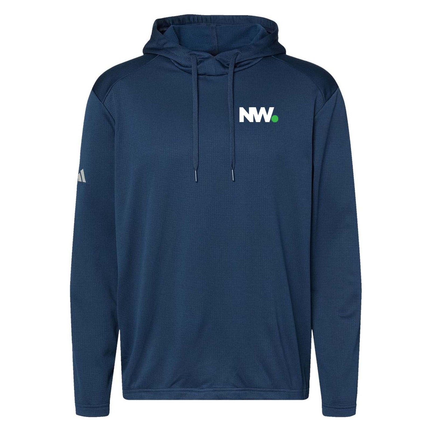 NationWide Video Adidas - Textured Mixed Media Hooded Sweatshirt Embroidery - Mato & Hash