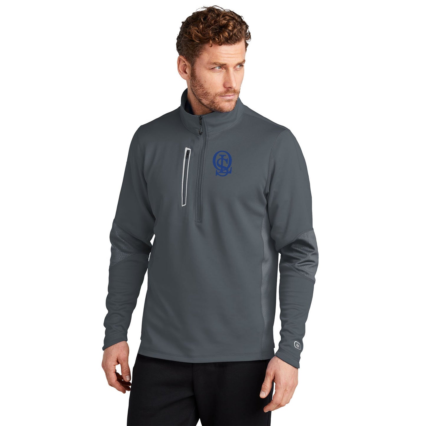 OLS OGIO ENDURANCE Fulcrum 1/4-Zip Embroidery - Mato & Hash