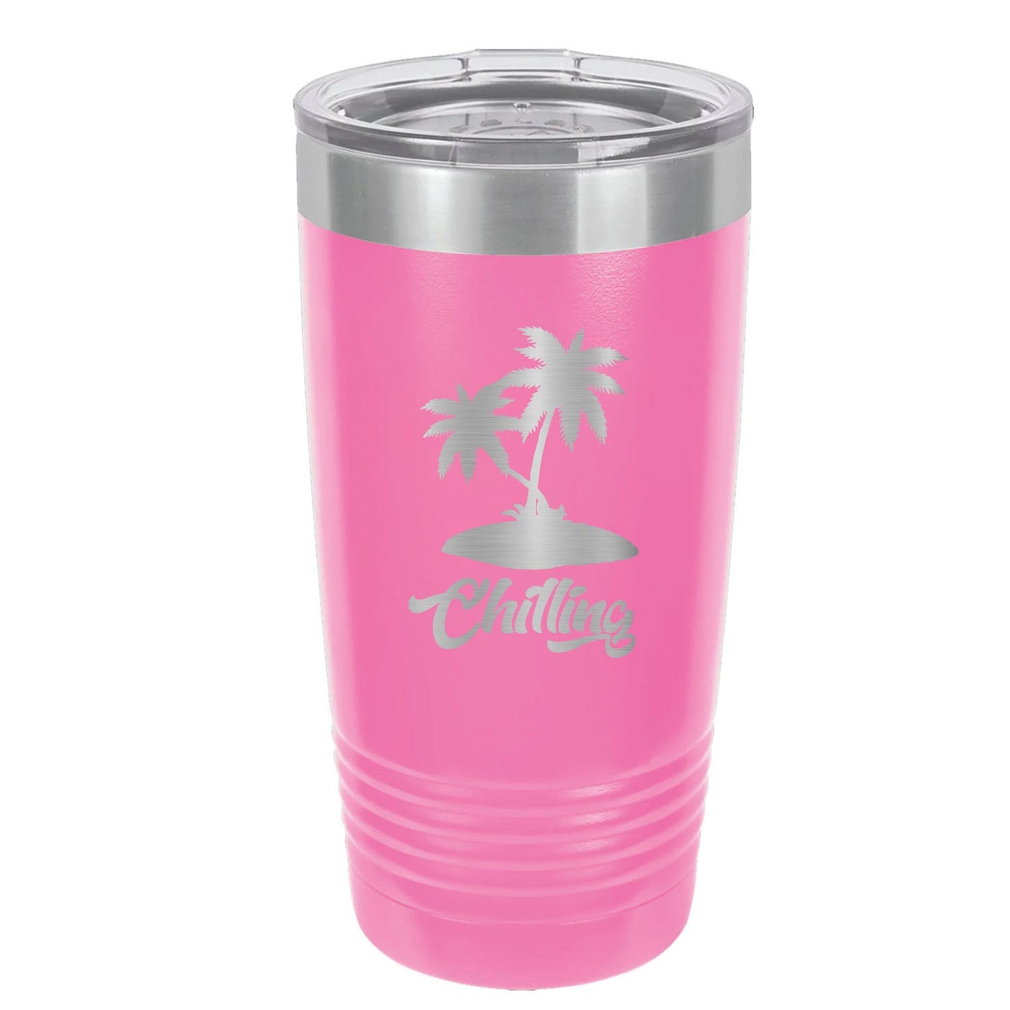 Palm Tree Laser Engraved Matte Tumbler 20 oz. - Mato & Hash