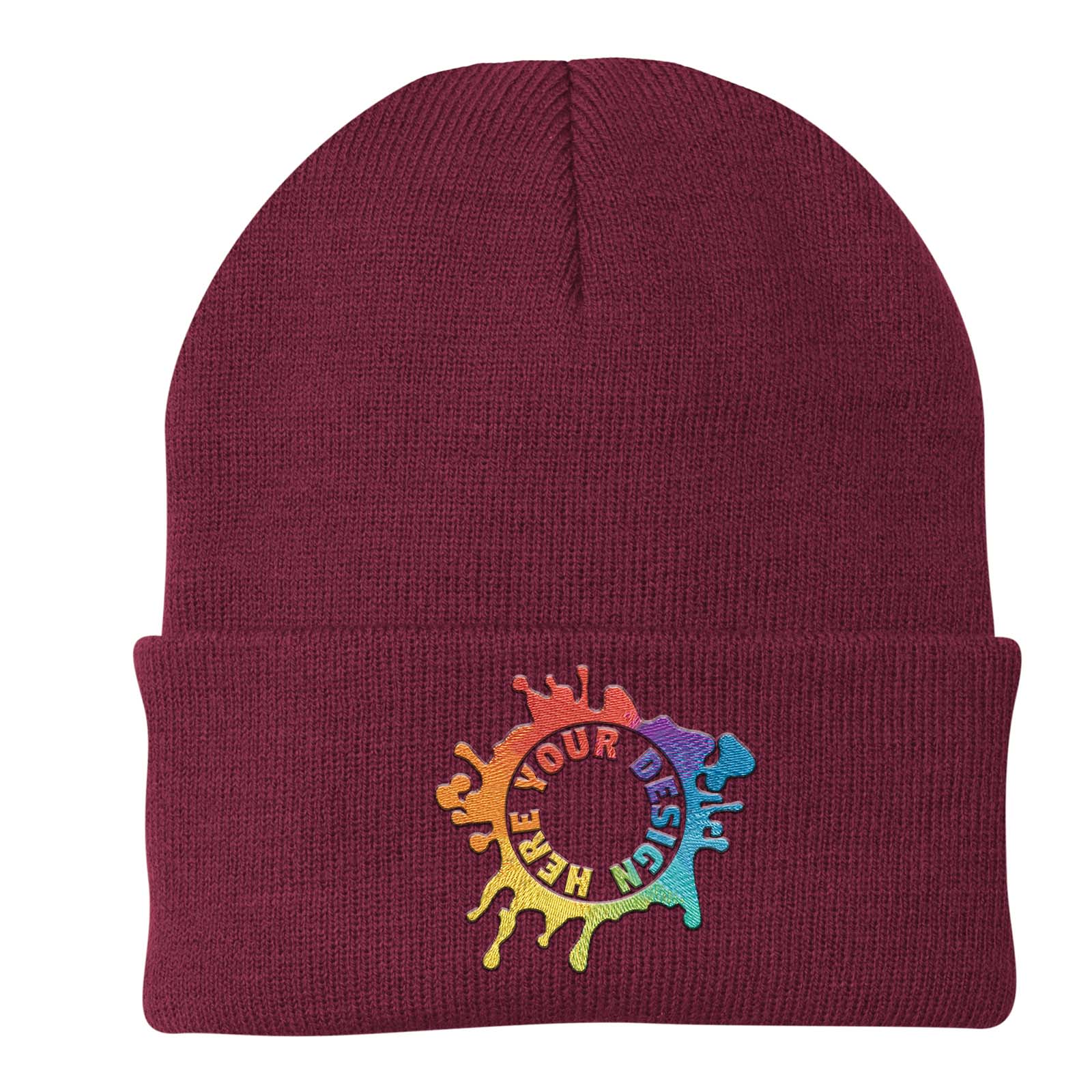 Port & Company® Knit Cap Embroidery