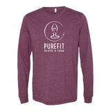 Pure Fit Bella + Canvas Unisex Triblend Long Sleeve T - Shirt - Mato & Hash