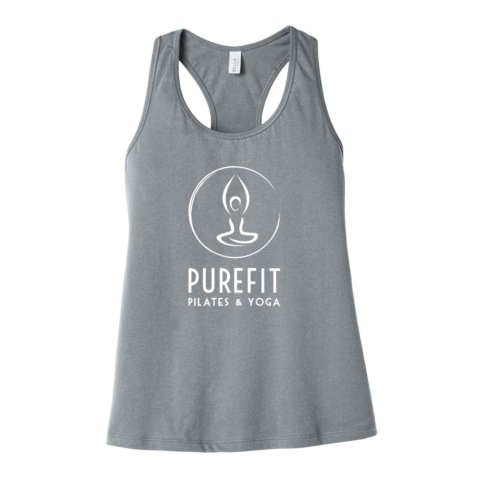 Pure Fit Bella + Canvas Women's 100% Cotton Jersey Racerback Tank Top - Mato & Hash