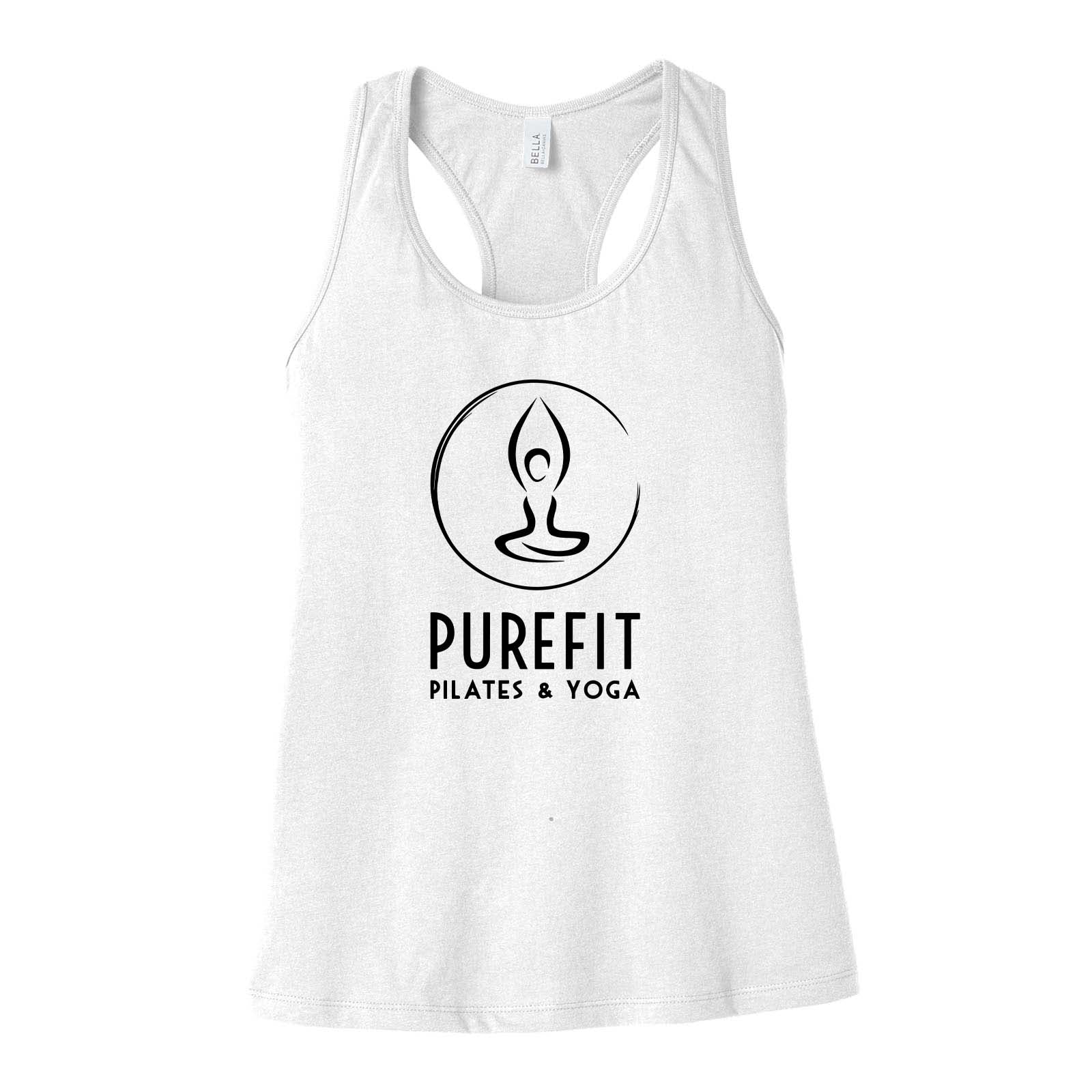 Pure Fit Bella + Canvas Women's 100% Cotton Jersey Racerback Tank Top - Mato & Hash