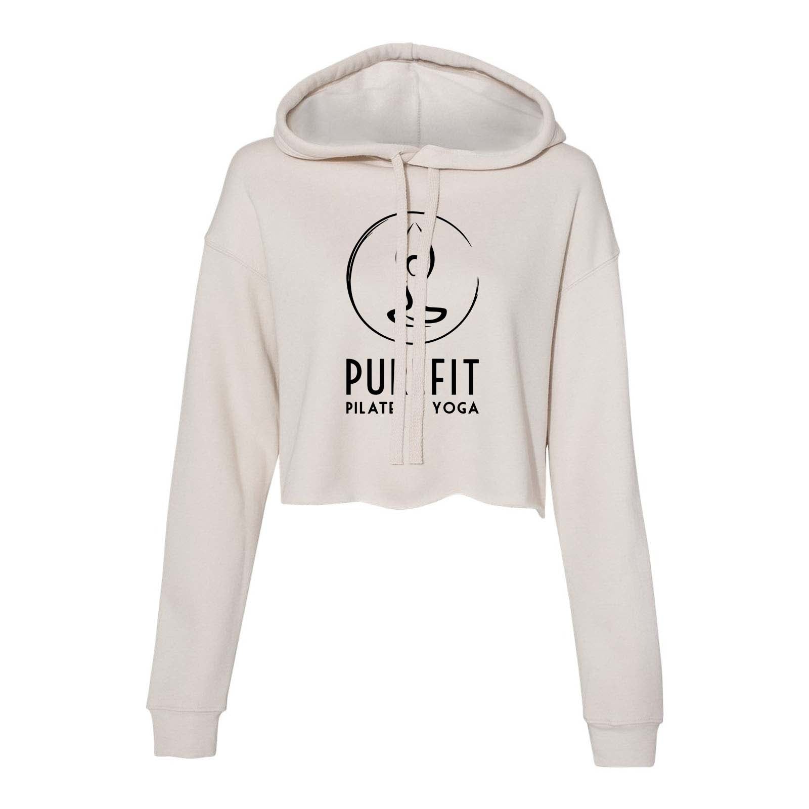 Pure Fit Bella + Canvas Women's Sponge Fleece Cropped Fleece Hoodie - Mato & Hash