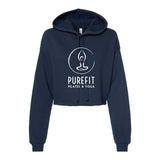 Pure Fit Bella + Canvas Women's Sponge Fleece Cropped Fleece Hoodie - Mato & Hash