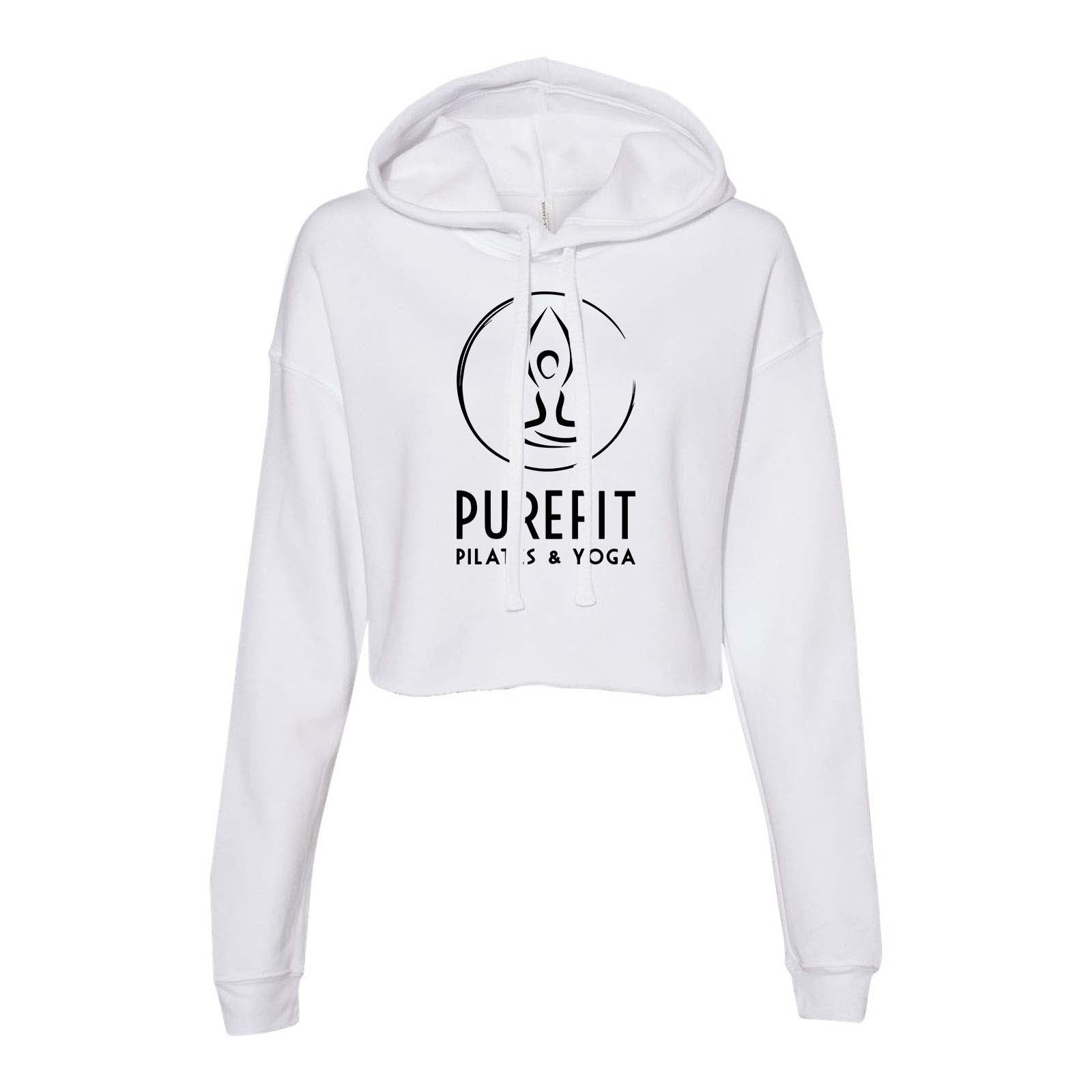 Pure Fit Bella + Canvas Women's Sponge Fleece Cropped Fleece Hoodie - Mato & Hash