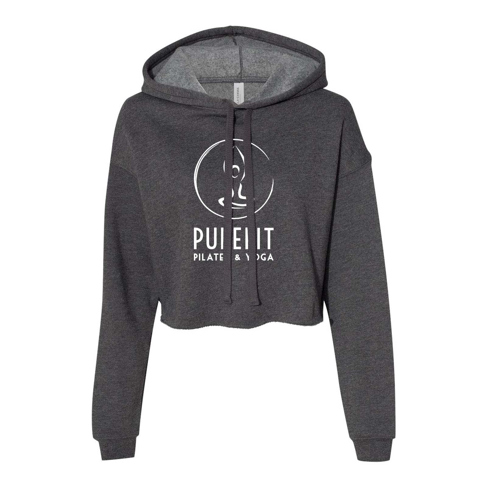 Pure Fit Bella + Canvas Women's Sponge Fleece Cropped Fleece Hoodie - Mato & Hash