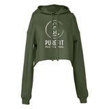 Pure Fit Bella + Canvas Women's Sponge Fleece Cropped Fleece Hoodie - Mato & Hash