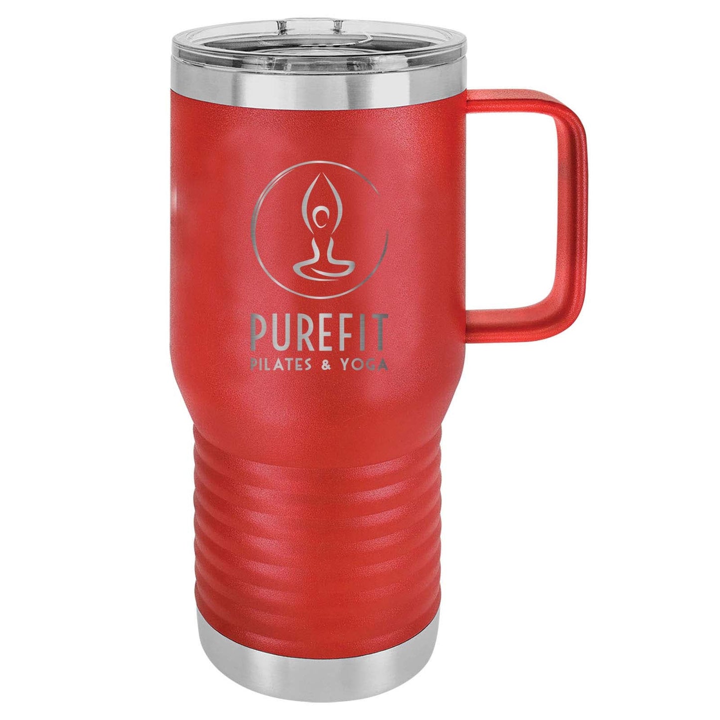 Pure Fit - Engraved Polar Camel Vacuum Insulated Travel Mug with Slider Lid 20 Oz. - Mato & Hash