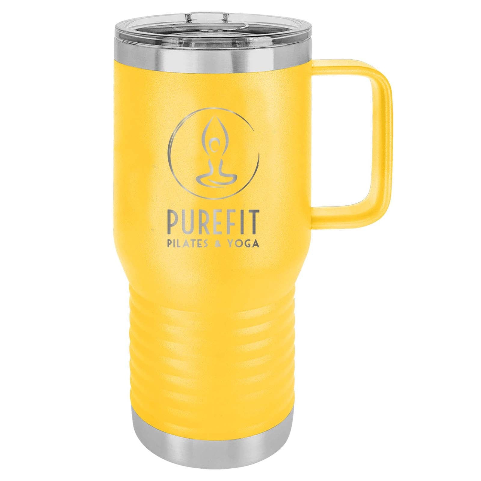 Pure Fit - Engraved Polar Camel Vacuum Insulated Travel Mug with Slider Lid 20 Oz. - Mato & Hash